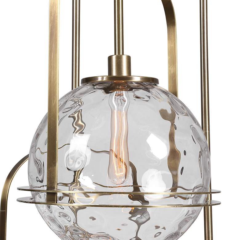 Image 6 Uttermost Mimas 24" Wide Brass 3-Light Cluster Pendant Light more views