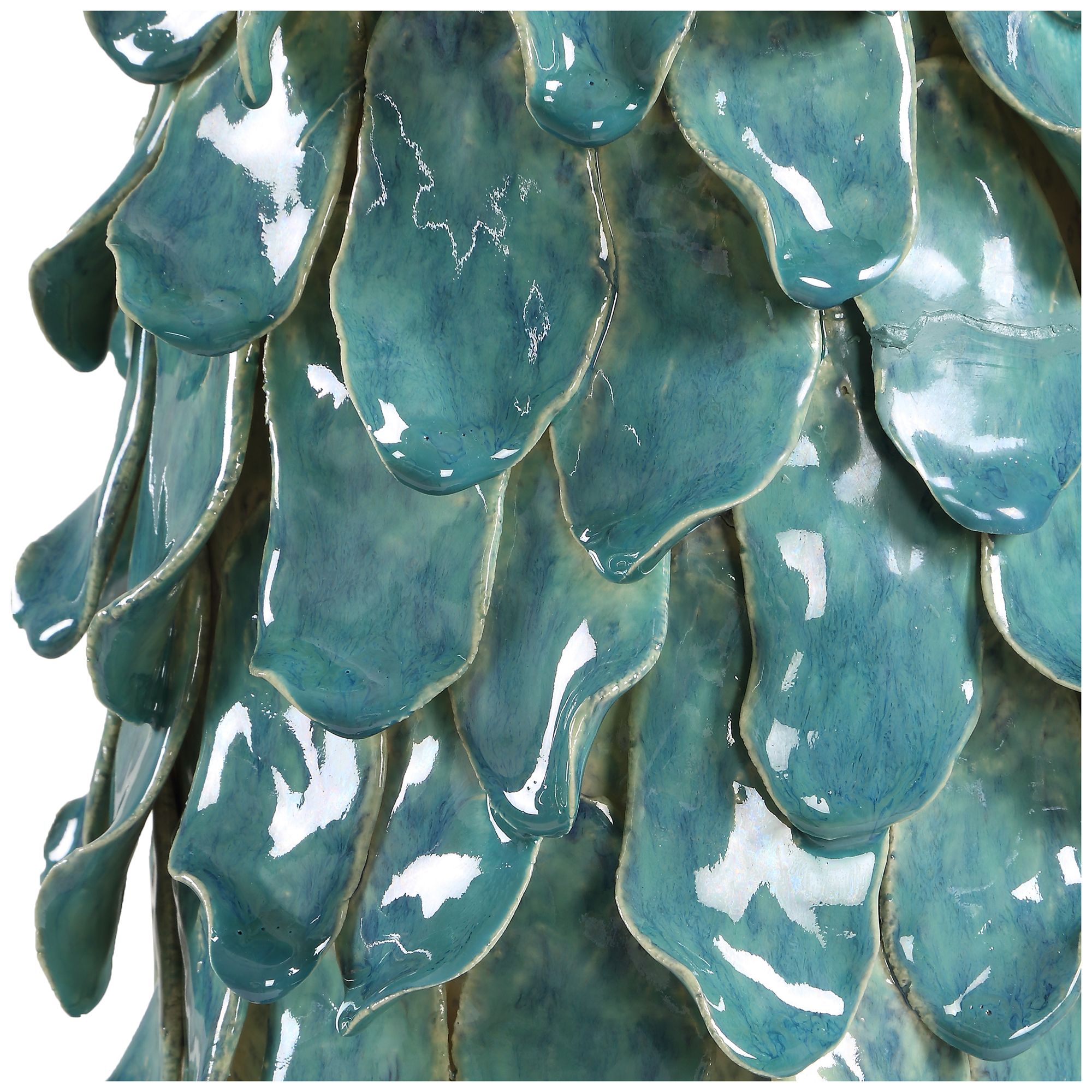 Image 5 Uttermost Mina 27 1/2" Blue Ceramic Table Lamp more views