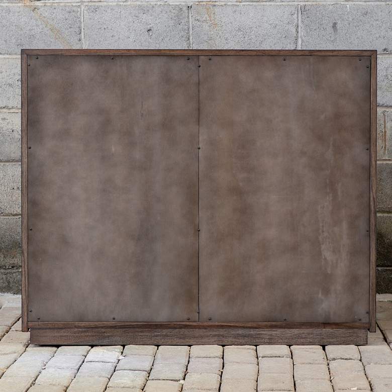 Image 7 Uttermost Mindra 43" Wide Deep Walnut 4-Drawer Accent Chest more views