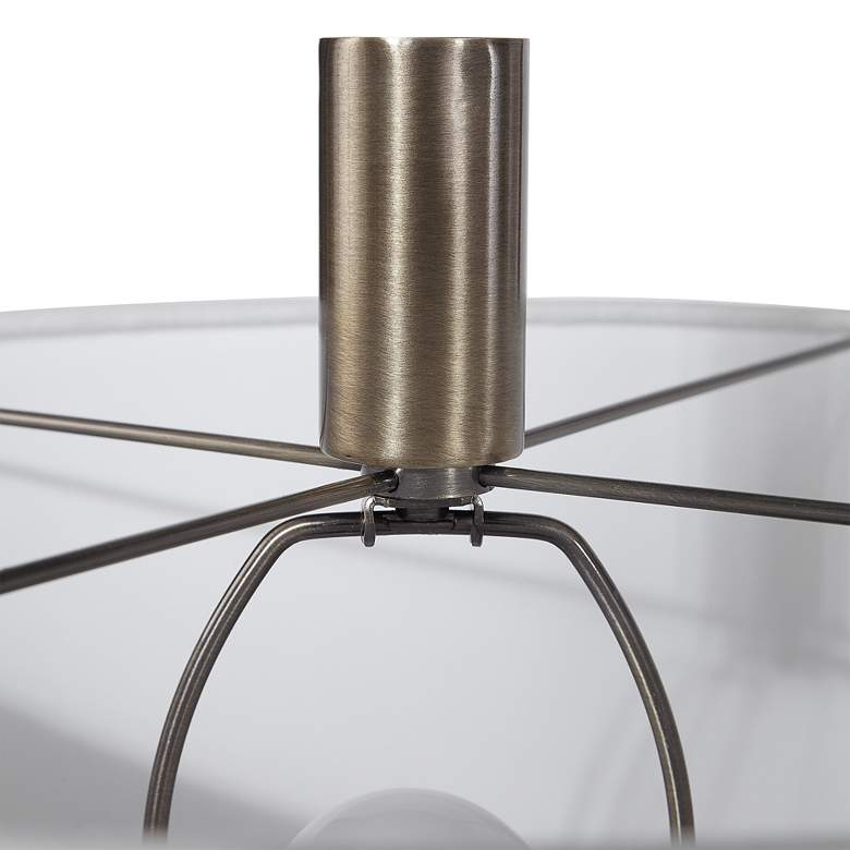 Image 5 Uttermost Minette 70 1/2" Modern Plated Antique Brass Floor Lamp more views