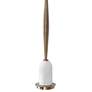 Uttermost Minette Brass Steel and White Marble Buffet Lamp