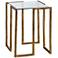 Uttermost Mirren Gold and Glass Accent Table