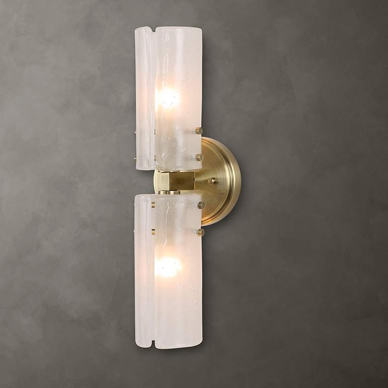Image 1 Uttermost Mistie 17" H 2-Light Sconce