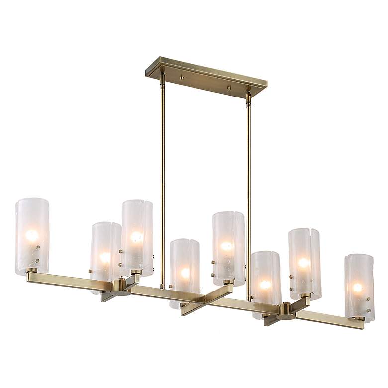Image 2 Uttermost Mistie 45" 8-Light Linear Chandelier more views