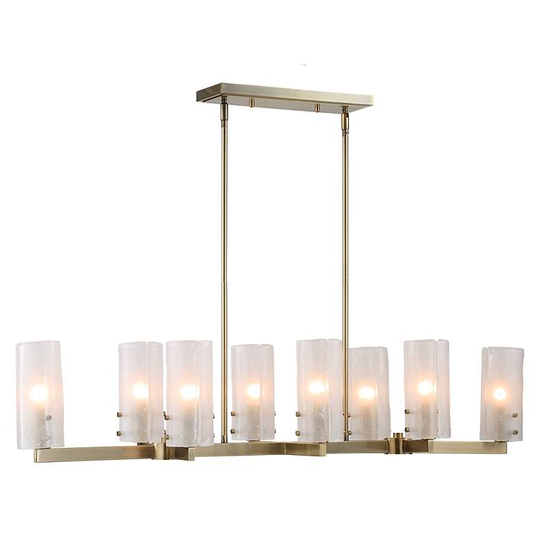 Image 4 Uttermost Mistie 45" 8-Light Linear Chandelier more views
