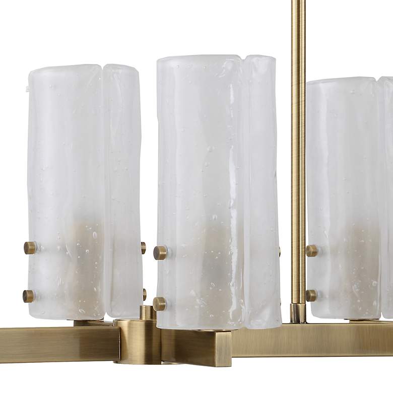 Image 7 Uttermost Mistie 45" 8-Light Linear Chandelier more views