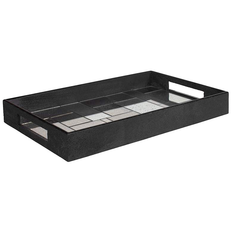 Image 3 Uttermost Modern Mosaic Rectangular Tray more views