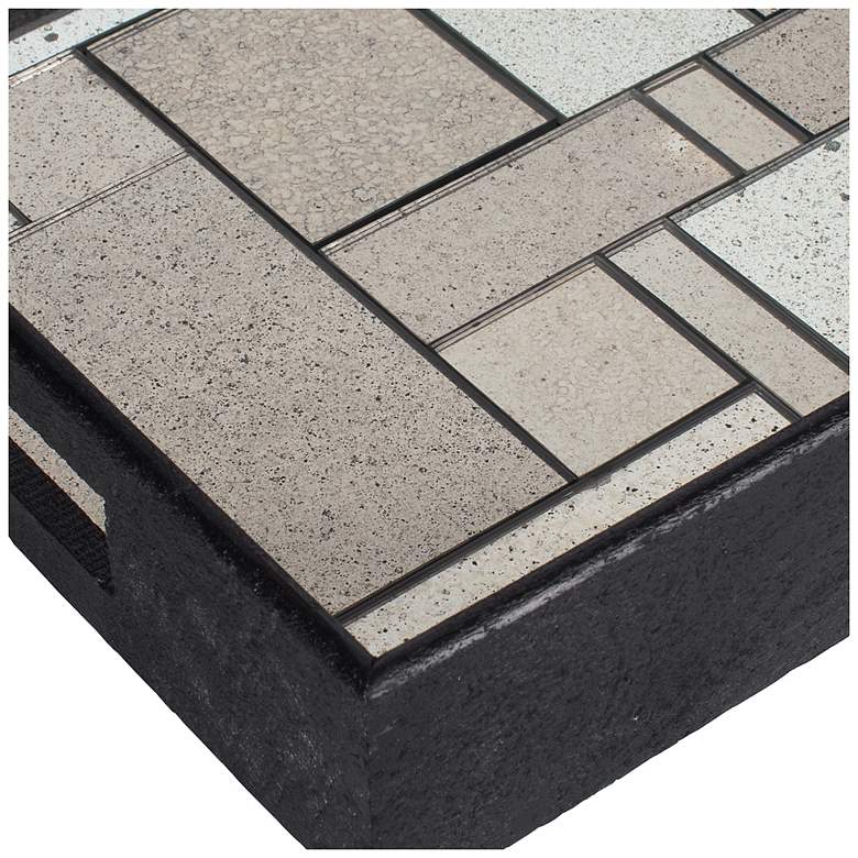 Image 4 Uttermost Modern Mosaic Rectangular Tray more views