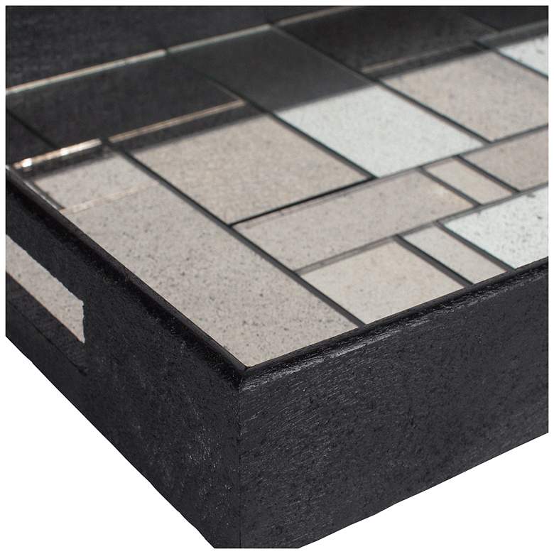 Image 5 Uttermost Modern Mosaic Rectangular Tray more views