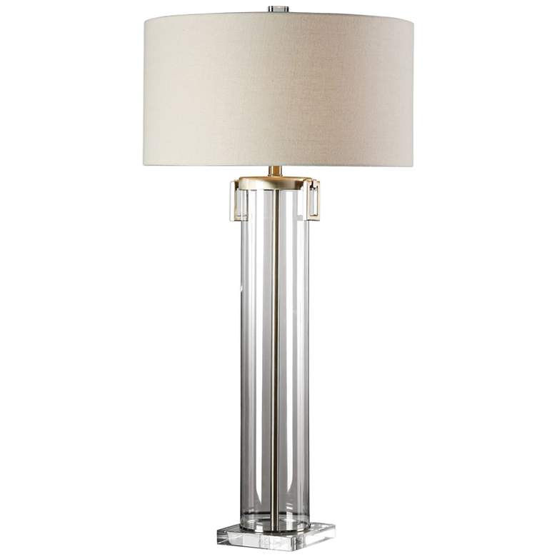 Image 2 Uttermost Monette 39 1/2" High Acrylic and Crystal Tall Table Lamp