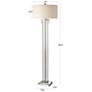 3_Uttermost Monette Clear Glass Column Floor Lamp more views