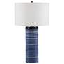 2_Uttermost Montauk 28 1/2" White and Indigo Blue Ceramic Table Lamp