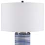 5_Uttermost Montauk 28 1/2" White and Indigo Blue Ceramic Table Lamp more views