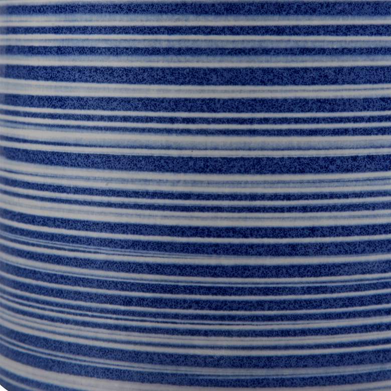 Image 6 Uttermost Montauk 28 1/2" White and Indigo Blue Ceramic Table Lamp more views