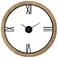 Uttermost Montecito 40" Round Beige Braided Wall Clock
