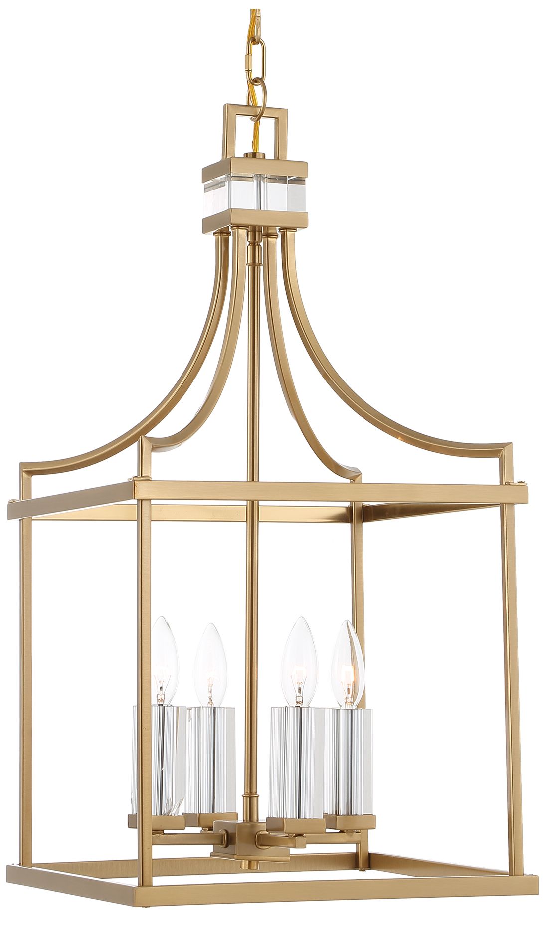 Image 3 Uttermost Montreal 13 7/8" Brass 4-Light Pendant more views