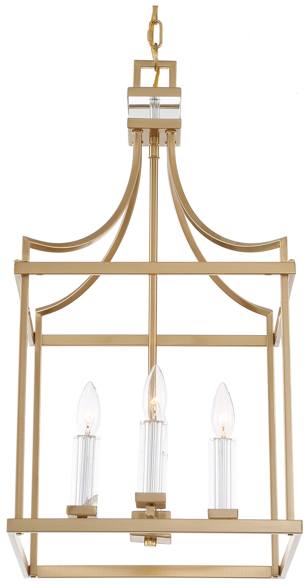 Image 4 Uttermost Montreal 13 7/8" Brass 4-Light Pendant more views