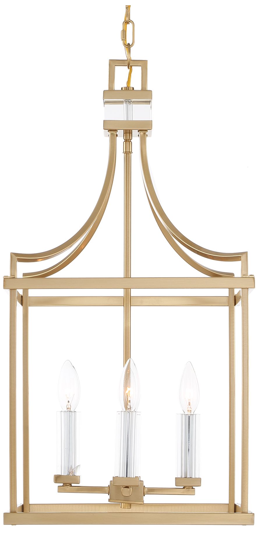 Image 5 Uttermost Montreal 13 7/8" Brass 4-Light Pendant more views