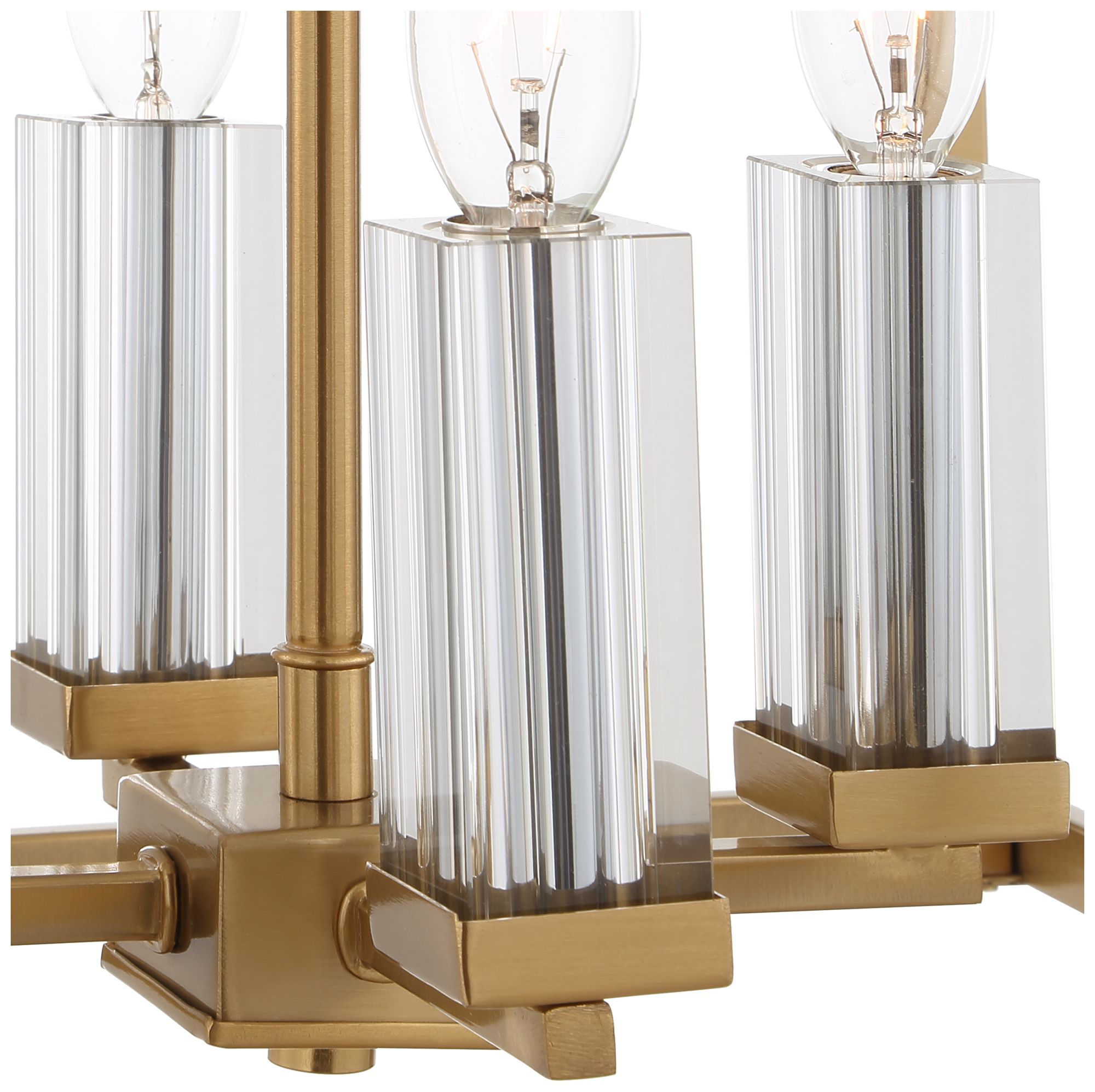 Image 7 Uttermost Montreal 13 7/8" Brass 4-Light Pendant more views