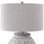 Uttermost Montsant 25 1/2" Distressed Stone Ivory Ceramic Table Lamp