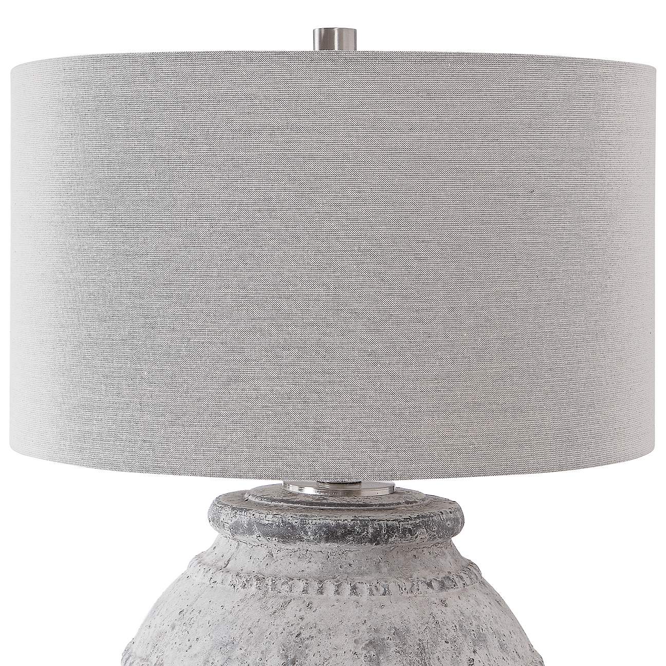 Uttermost Montsant Distressed Stone Ivory Ceramic Table Lamp - #191X0 ...