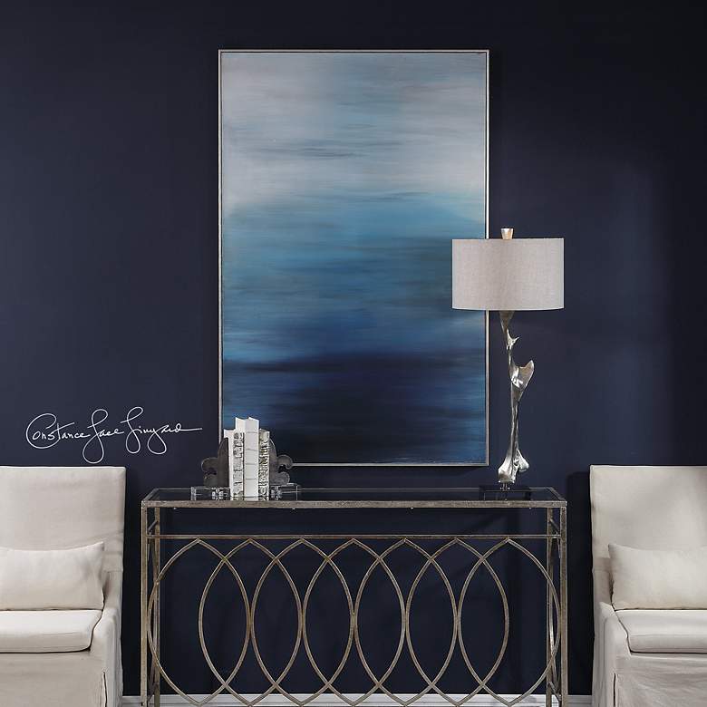 Image 6 Uttermost Moonlit Sea 62 3/4" High Framed Canvas Wall Art more views