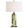 Uttermost Moorea 28 1/4" Green Marble Table Lamp