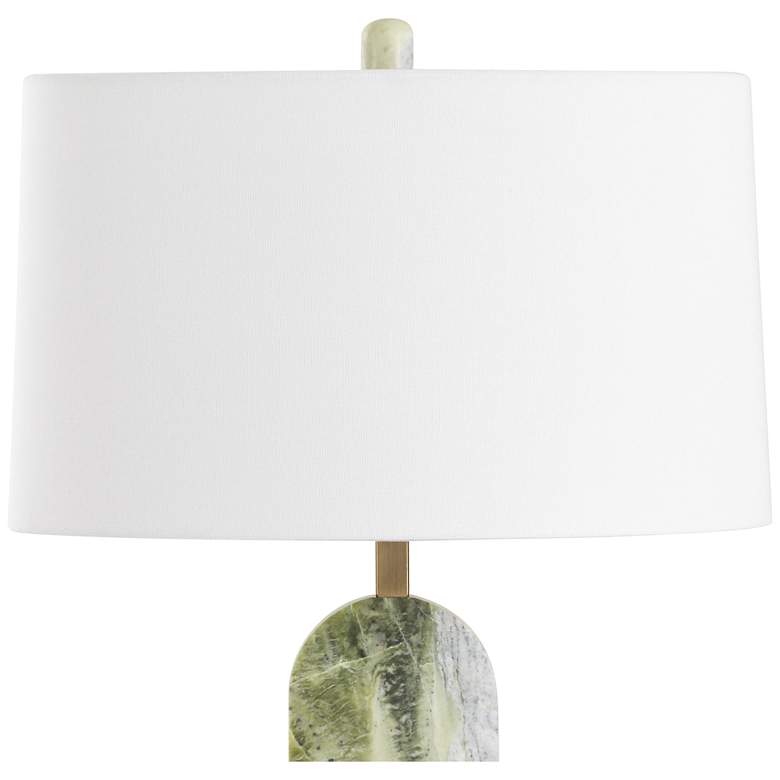 Image 5 Uttermost Moorea 28 1/4" Green Marble Table Lamp more views
