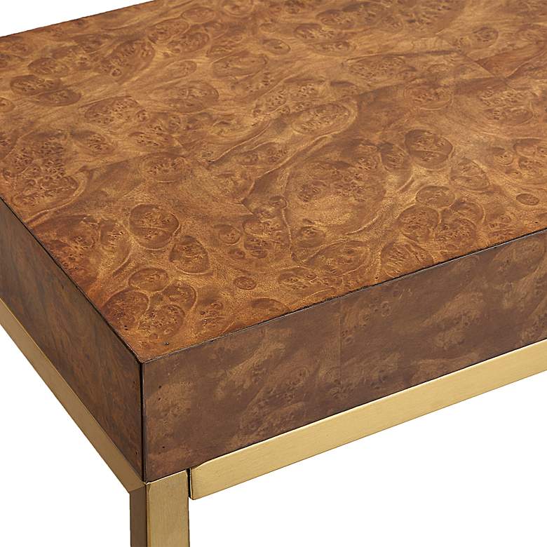 Image 4 Uttermost Moran 60" Wide Wood and SS Console Table more views