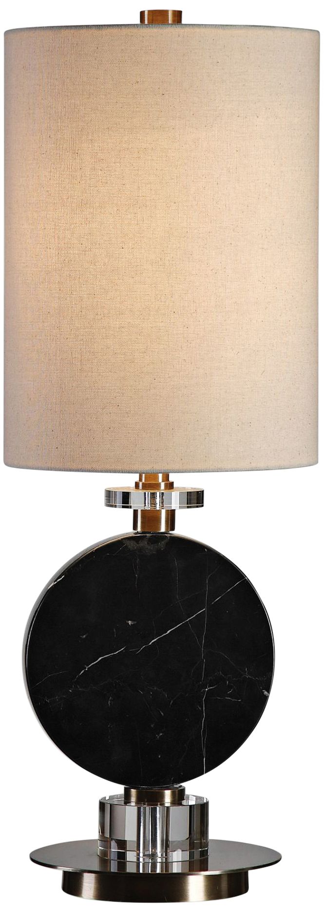 Uttermost Morena Polished Black Buffet Table Lamp