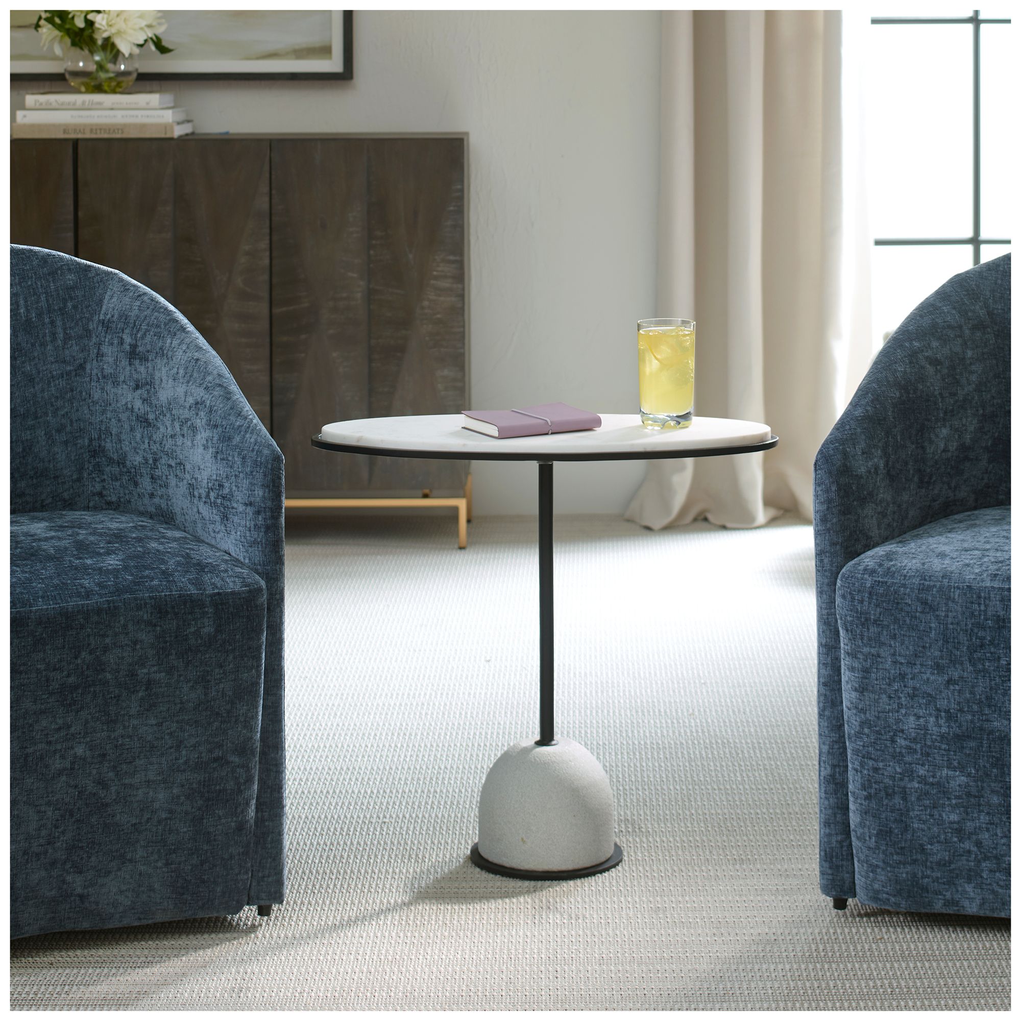 Image 3 Uttermost Morro 24" W x 23" H Side Table more views