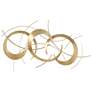 2_Uttermost Motivate 42" Wide Gold Metal Wall Decor