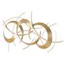 4_Uttermost Motivate 42" Wide Gold Metal Wall Decor more views