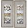 Uttermost Mozambique 51"H 2-Piece Framed Wall Art Print Set