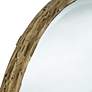 3_Uttermost Mulligan 34" Aged Gold Round Wall Mirror more views