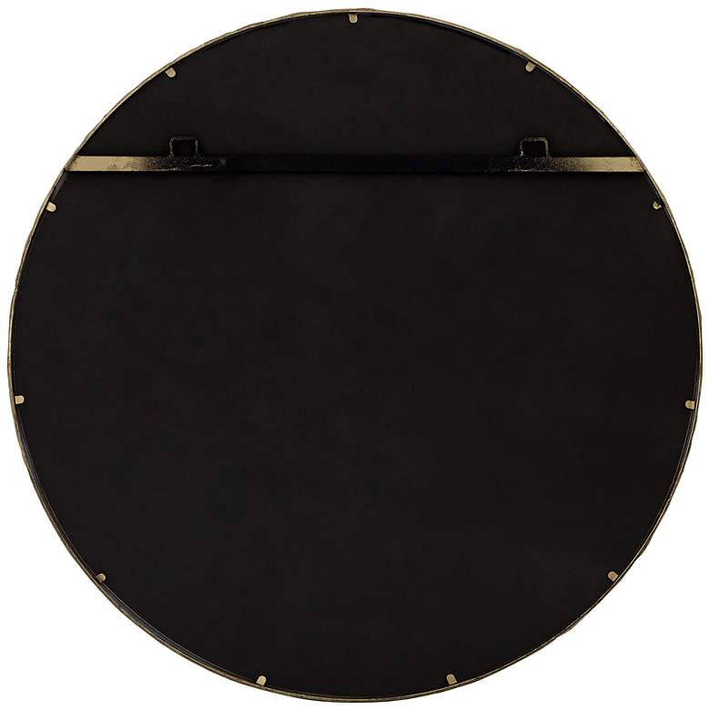 Image 5 Uttermost Mulligan Aged Gold 34" Round Wall Mirrors Set of 2 more views