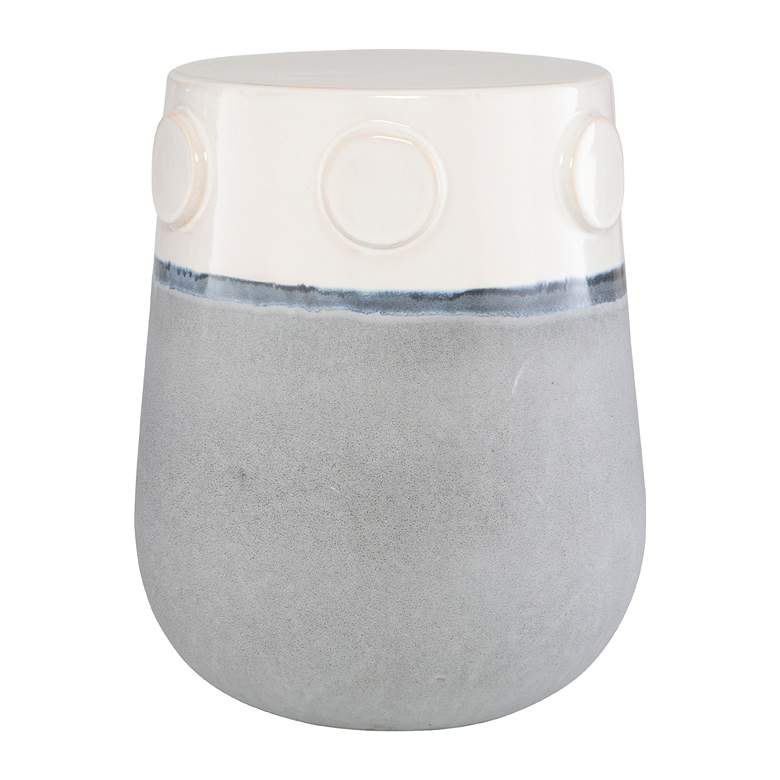 Image 3 Uttermost Mulvane 17 3/8" Ceramic Garden Stool more views