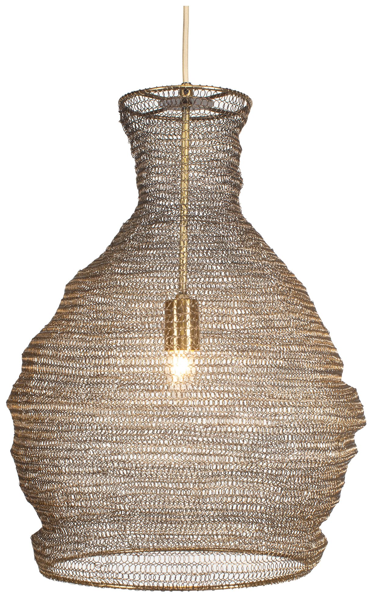 Uttermost Murmur 15" Wide 1 Lt Antique Brass Metal Pendant