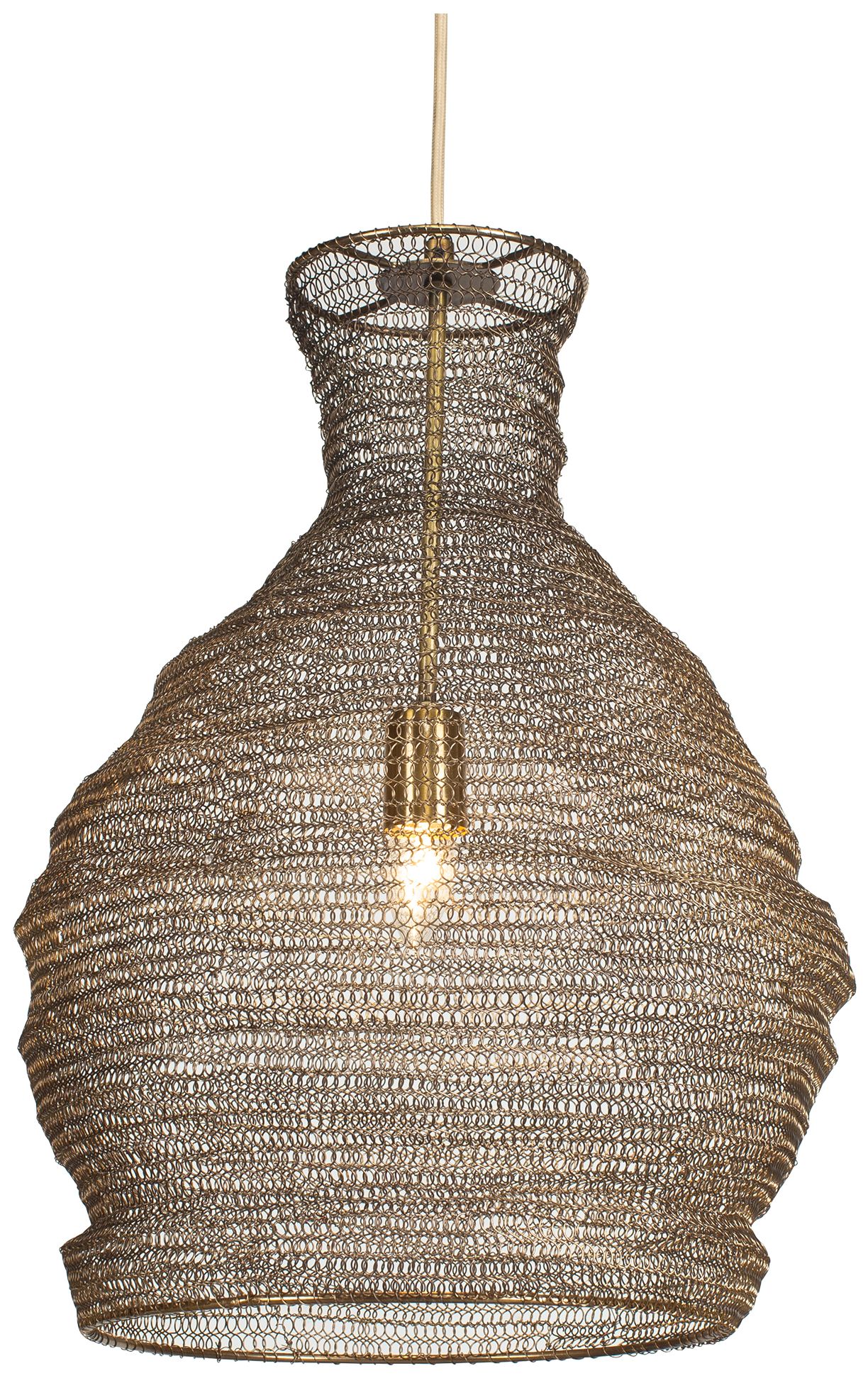 Image 3 Uttermost Murmur 15" Wide 1 Lt Antique Brass Metal Pendant more views