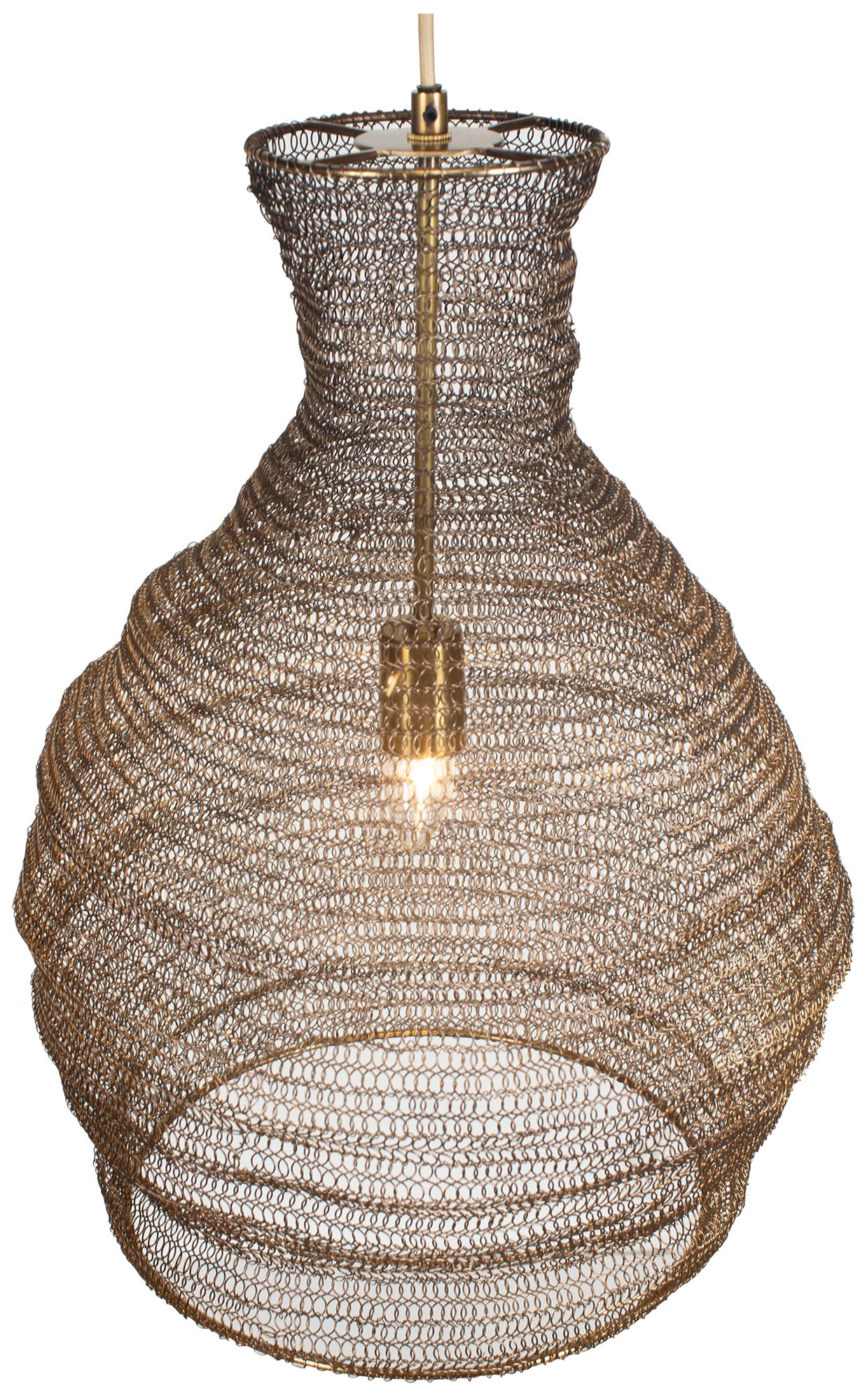 Image 4 Uttermost Murmur 15" Wide 1 Lt Antique Brass Metal Pendant more views