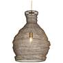 3_Uttermost Murmur 15" Wide 1 Lt Antique Brass Metal Pendant more views
