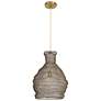 5_Uttermost Murmur 15" Wide 1 Lt Antique Brass Metal Pendant more views