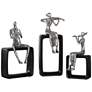 Uttermost Musical Ensemble Silver Sculptures - Set of 3