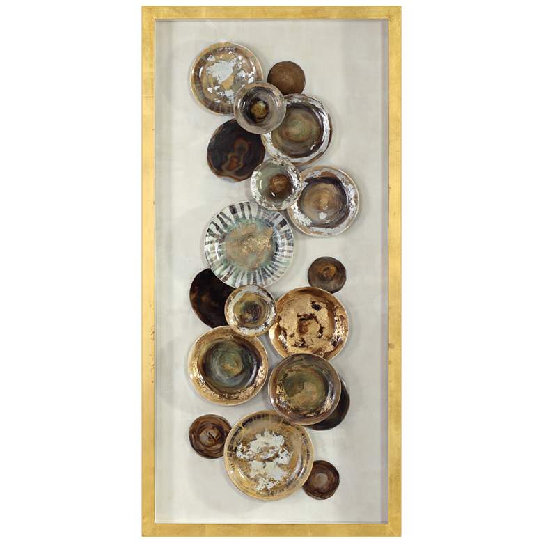 Uttermost Myla Multi-colored Plates 58 1/2&quot;H Wall Art