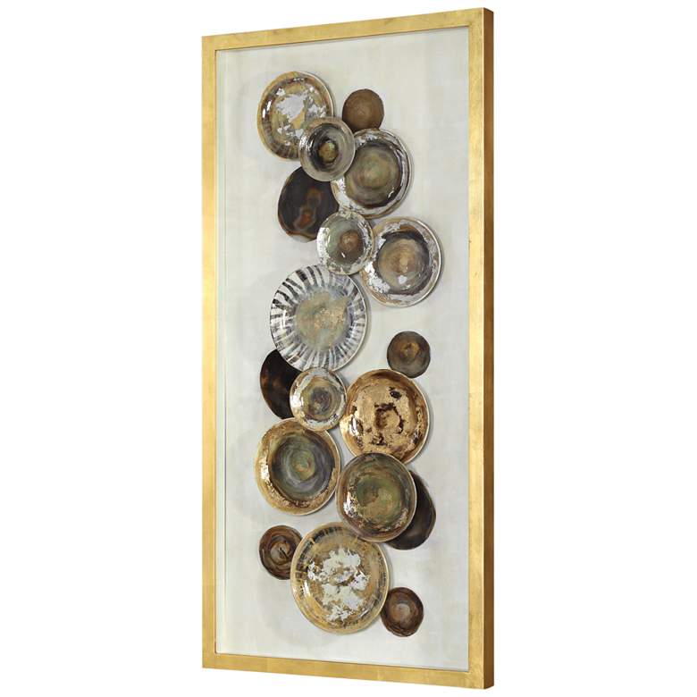 Image 2 Uttermost Myla Multi-colored Plates 58 1/2"H Wall Art more views