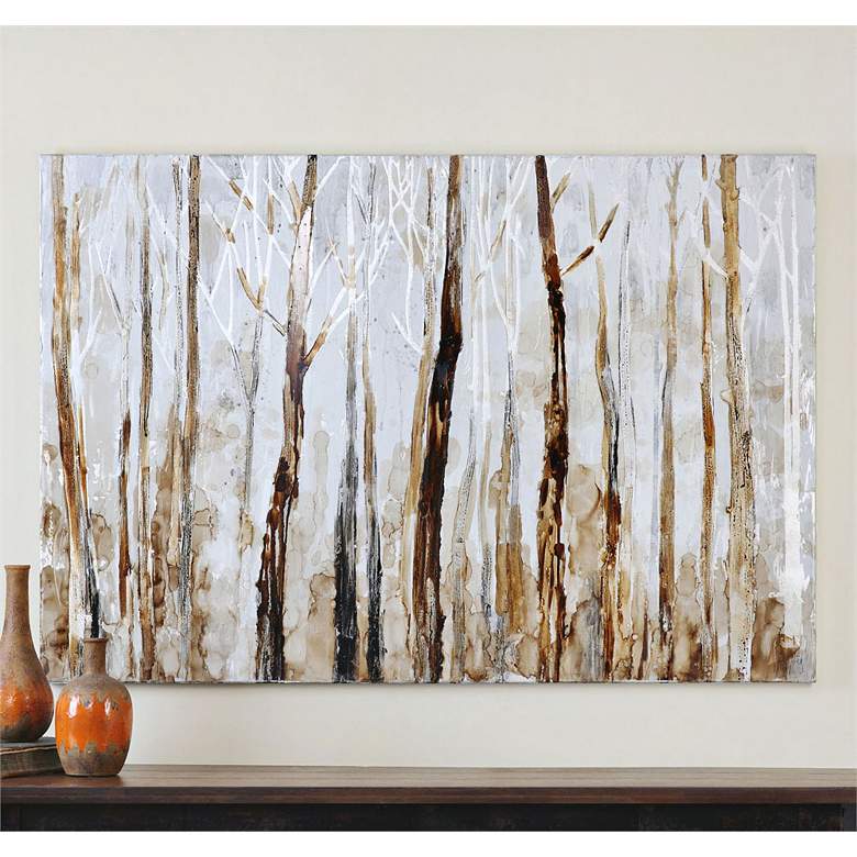 Image 1 Uttermost Mystic Forest 60 inch Wide Canvas Wall Art