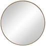 Uttermost Mystic Matte Natural 33" Round Wall Mirror