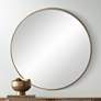 Thumbnail1 of Uttermost Mystic Matte Natural 33" Round Wall Mirror