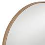 Uttermost Mystic Matte Natural 33" Round Wall Mirror