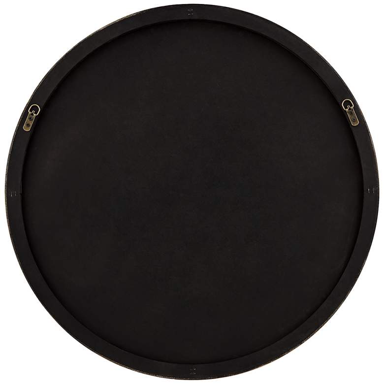 Image 6 Uttermost Mystic Matte Natural 33" Round Wall Mirror more views